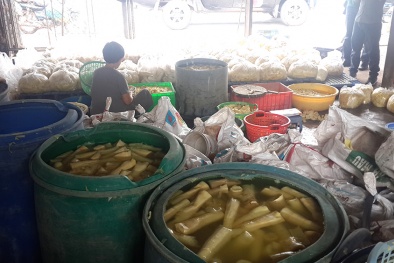 Hại thận, nát gan vì ăn măng ngâm tẩm hóa chất