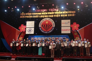 Tôn vinh sản phẩm chất lượng cao Việt Nam 2015 
