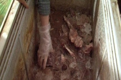 Phát hiện gần 200kg thịt trâu, bò hôi thối