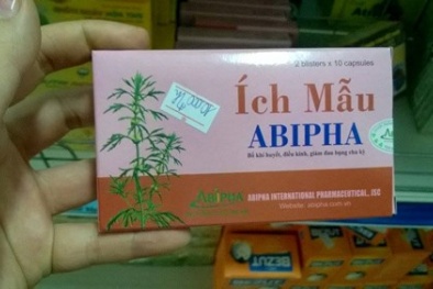 Viên nang ích mẫu Abipha nhiễm nấm mốc vẫn được bày bán tràn lan