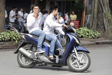 Học sinh phạm Luật giao thông có thể bị tạm đình chỉ học