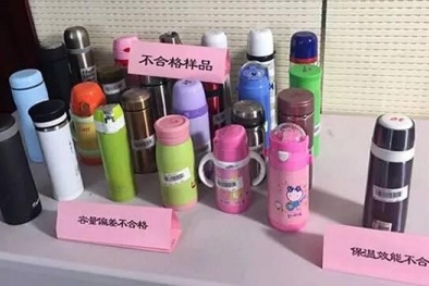 Tin mới nhất về bình đựng nước nóng Trung Quốc thôi nhiễm kim loại nặng 