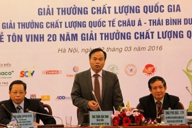 Họp báo Giải thưởng Chất lượng Quốc gia 2015