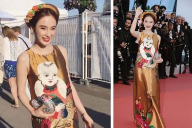 Angela Phương Trinh rạng rỡ với trang phục truyền thống giữa đường phố Pháp
