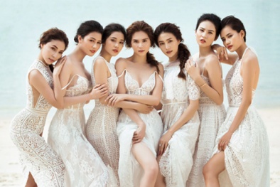 Hé lộ những hình ảnh đầu tiên của Ngọc Trinh chụp cho 'Đêm hội chân dài 10'