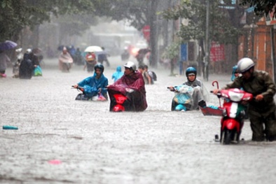 Dự báo thời tiết: Mưa lớn còn tái diễn trong ngày hôm nay