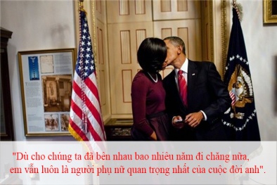 Tan chảy với những câu nói ngọt ngào hơn ngôn tình của ông Obama 