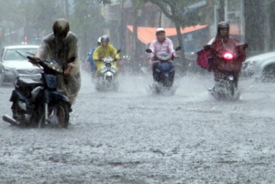 Dự báo thời tiết ngày mai 27/5/2016: Bắc Bộ tiếp tục có mưa lớn