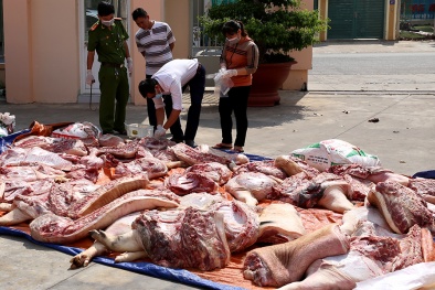Thủ đô trở thành tụ điểm của hàng tấn thịt thối