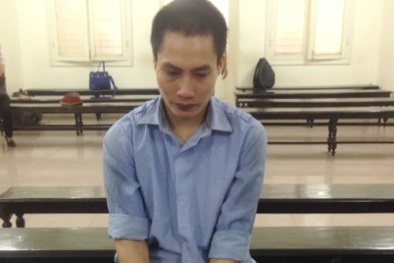Giọt nước mắt nghẹn ngào của kẻ giận vợ chém công an tại tòa