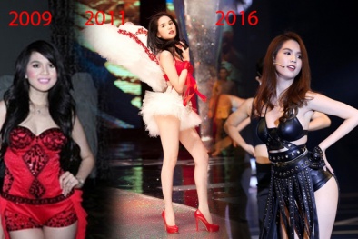 Nhìn lại Ngọc Trinh qua 7 mùa 'Đêm hội chân dài'