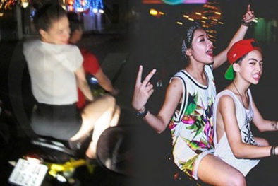 'Nóng mắt' nhìn sao Việt không đội mũ bảo hiểm, coi thường pháp luật