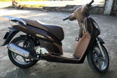Sốt 'xình xịch' Honda SH 2008 màu cafe giá hơn 100 triệu đồng