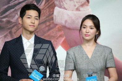 Bị đồn đi 'giải khuây', Song Joong Ki được Song Hye Kyo ra mặt bảo vệ
