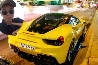 Ngắm chiếc Ferrari 488 14 tỷ của em trai Phan Thành lần đầu 'lướt' trên phố 