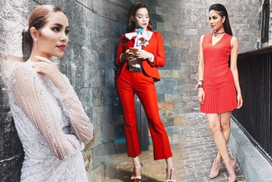Hà Hồ - Phạm Hương và 'cuộc chiến' hàng hiệu tại The Face 