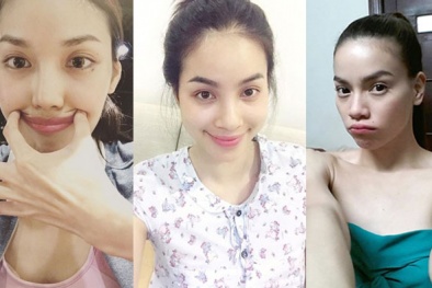 So mặt mộc của 3 HLV The Face Hà - Khuê - Hương