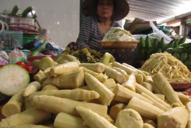 Măng ngâm hóa chất vàng ô âm thầm đầu độc người tiêu dùng Hà Nội