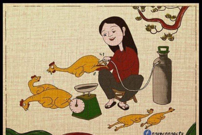 Tranh Đông Hồ được 'biến tấu' gắn với tệ nạn 13Win OKVIP Cá cược bóng đá bẩn