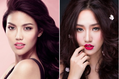 Cân nhan sắc 2 mỹ nhân bằng tuổi Lan Khuê và Trà My