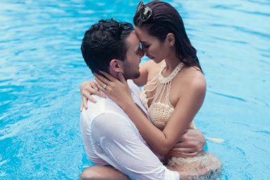 Trọn bộ ảnh cưới với bikini của Hà Anh khiến mọi cô gái đều 'thèm thuồng'