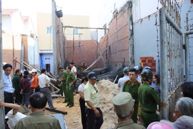 Sập giàn giáo ở Bình Định: 1 người tử vong, 7 người bị thương nặng