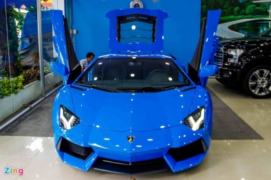  Cận cảnh siêu xe Lamborghini Aventador màu hiếm vừa về Việt Nam