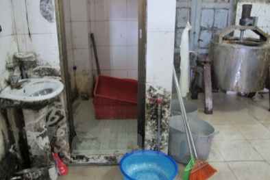 Vinh: Bắt quả tang cơ sở làm bánh trung thu bẩn giữa thành phố