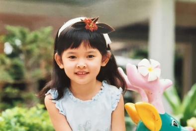 Những hình ảnh hiếm hoi thời 'răng sún' của Á hậu Thùy Dung