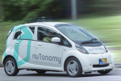 Taxi  điện tự lái 'trình làng' ở Singapore 