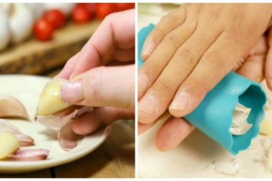 Mẹo bóc cả 'rổ tỏi' chỉ trong vài giây