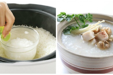 Cách nấu cháo ngon, nhanh nhừ cho bà mẹ bận rộn 