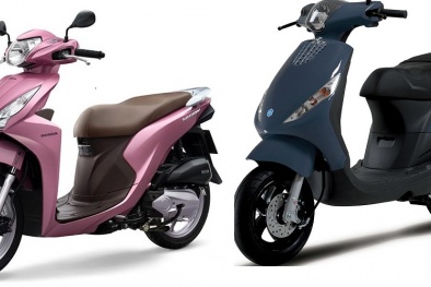 Honda Vision và Piaggio Zip nên mua xe nào là tốt nhất?