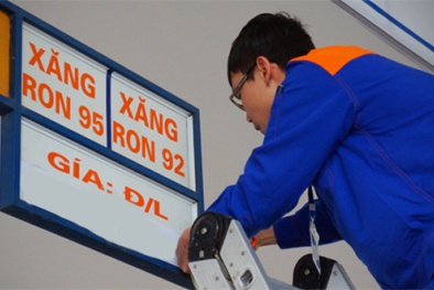 Giá xăng tăng lần thứ 5 liên tiếp từ 16h45 chiều nay