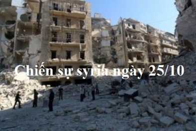 Chiến sự Syria mới nhất ngày 25/10: Quân đội Syria kiểm soát đơn vị phòng không Aleppo