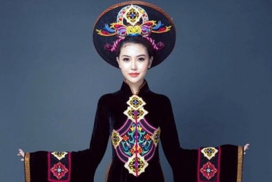 Ngắm cận cảnh quốc phục dự thi của Ngọc Duyên tại Miss Global Beauty Queen