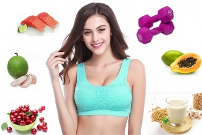 Bí quyết ăn uống để vòng một căng tròn quyến rũ 