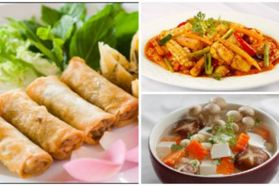 Thực đơn món chay cho Đăng ký và nhận 60K 24 bao lì xì miễn phí mỗi ngày ngày đầu tháng