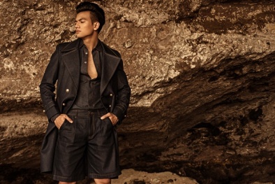 Lê Xuân Tiền chào thu với loạt trang phục denim cực chất 