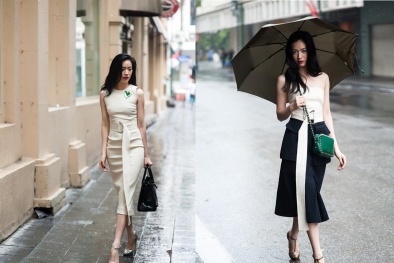Mai Thanh Hà đón thu với trang phục bó khoe trọn đường cong