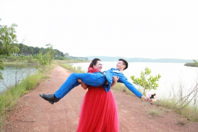 Ngắm trọn bộ ảnh cưới của chàng gầy, nàng béo làm 'điên đảo' cư dân mạng