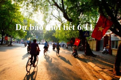 Tin tức dự báo thời tiết mới nhất ngày 6/11/2016