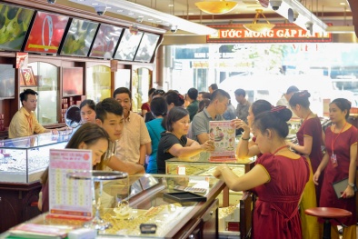 Giá vàng trong nước ngày 14/11: Phiên đầu tuần giao dịch giá vàng giảm mạnh