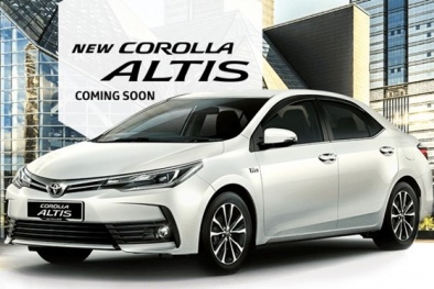 Cận cảnh chiếc ô tô giá rẻ Toyota Altis 2017 vừa được ra mắt