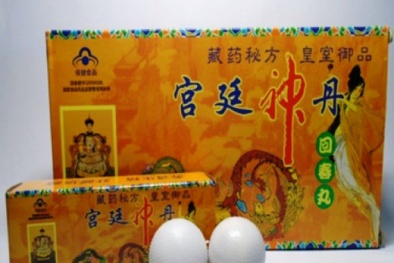 Phát hiện nhiều hộp thuốc bổ thận tráng dương ‘vô chủ’ ‘Made in China’
