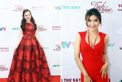 Vy Oanh, Tiêu Châu Như Quỳnh tái xuất ấn tượng với gam đỏ 