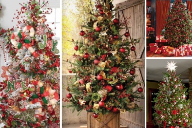 Những kiểu trang trí cây thông Noel đẹp nhất năm 2016