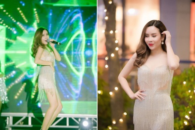 Lưu Hương Giang tất bật chạy show, khoe vóc dáng như thời con gái