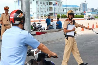 Quy trình xử phạt khi vi phạm giao thông đường bộ thực hiện ra sao?