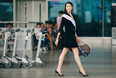 Á hậu Lệ Hằng sang Philippines ghi hình quảng bá Miss Universe 2016
